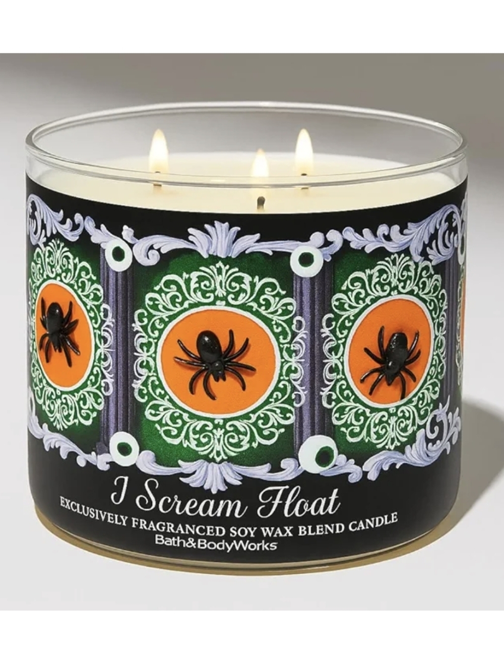 NWT Bath & Body Works I Scream Float Scented 3 Wick Candle 14.5 oz